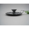 Retro  Enamel Candle Holder Metal Candle Holder